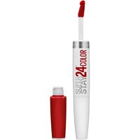 Maybelline SuperStay 24 2-Step Liquid Lipstick Makeup, Keep It Red, 1 kit