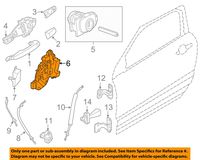 Land Rover Genuine Front Door Latch 433MHZ Range Rover Sport LR2 LR3 LR4 EVOQUE LH OEM New LR091527