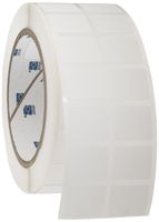 Brady THT-140-488-3 0.75" Width x 0.9" Height, B-488 High Performance Polyester, Matte Finish White Thermal Transfer Printable Label (3000 per Roll)