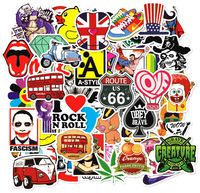 Honch Vinyl Random 200 Stickers Pack 200 Pcs Suitcase Stickers Decals for Laptop Ipad Car Helmet Bumper Luggage Water Bottle