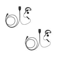 2 Pack Maxtop AEH1003-K2 G-Sharp Earhanger Earphone for Kenwood Nexedge NX-220 NX-230 NX-240V NX-320 NX-340U