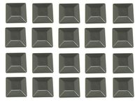 JSP Manufacturing Plastic New Fence Post Black Caps 4X4 (3 5/8") Pressure Treated Wood Made in USA MULITPACK Wholesale Bulk (20)