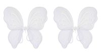 Beistle 60647-W 2 Piece Fairy Wings, White