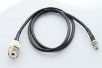 MPD Digital RF HF-UHF Jumper Extension Antenna Cable SMA Female to UHF SO239 Milspec RG58, 3 ft - with Polyolefin Cross-Linked Strain Relief