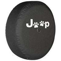 Boomerang - 32" Soft JL Tire Cover for Jeep Wrangler JL (with Back-up Camera) - Sport & Sahara (2018-2020) - Paw Prints