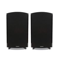 Definitive Technology ProMonitor 1000 Compact Satellite Bookshelf Speaker (Pair) with BDSS Drivers, Pure Aluminum Dome Tweeters and Planar Pressure Coupled Mid/Bass Radiators - Gloss Black