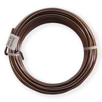 Anodized Aluminum 3.5mm Bonsai Training Wire 250g Large Roll (30 feet) - Choose Your Size Color (3.5mm, Brown)