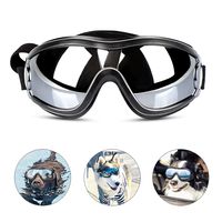 PEDOMUS Dog Sunglasses Dog Goggles Adjustable Strap for Travel Skiing and Anti-Fog Dog Snow Goggles Pet Goggles for Medium to Large Dog