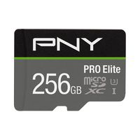 PNY U3 Pro Elite MicroSDXC Card - 256GB - (P-SDUX256U395PRO-GE)
