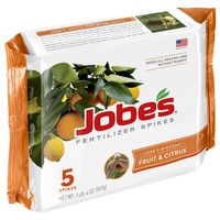 Jobe's Fruit & Citrus Fertilizer Spikes, 5 Spikes