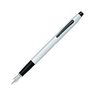 Cross Classic Century Brushed Chrome Fountain Pen with Medium Nib