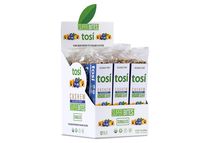 Tosi Organic SuperBites Vegan Snacks, Blueberry Cashew, 1oz (Pack of 12), Gluten Free, Omega 3s, Plant Protein Bars with Flax and Chia Seeds