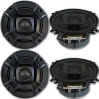 4 x Polk Audio DB+ Series 4-Inch 4" 2-Way Car Boat Marine Audio UTV Coaxial Speakers 135W
