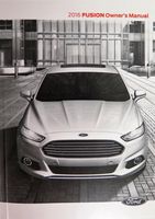 2016 Ford Fusion Owner's Manual Guide Book