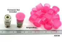 24 Plastic Anti-Static Protective Caps Coaxial SO-239 Connector RF Ham PL-259