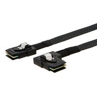 CableCreation Internal Mini SAS(SFF-8087) 36Pin Left Angle Male to Internal Mini SAS (SFF-8087) 36Pin Male Cable, 0.75 Meter
