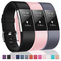 Humenn Bands Compatible with Fitbit Charge 2, 3 Pack Classic & Special Edition Replacement Bands for Fitbit Charge 2, Women Men