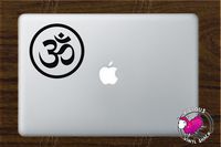 Om Aum Symbol (Black 4 INCHES) Vinyl Decal