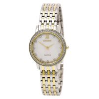 Citizen Silhouette Crystal Eco-Drive Movement MOP Dial Ladies Watch EX1484-57D