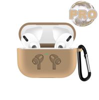 UPOLS Compatible with AirPods Pro Case, Protective Cover with Keychain, Bounce Carrying Case Compatible with Apple AirPods Pro Charging Case [2019 Release] Soft Slim Silicone Case Skin (Black)