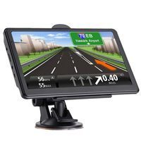 GPS Navigation for car, 7-inch HD GPS Navigation 256-8GB Voice Broadcast Navigation, top-Loading North America map (USA, Canada, Mexico map) Lifetime map Free Update