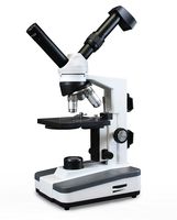 Vision Scientific VME0008-T-DG0.3 Digital Microscope, 40x-400x, LED Illumination with Intensity Control, Coarse and Fine Focus, 110V, 0.3MP Digital Eyepiece Camera, USB 2.0