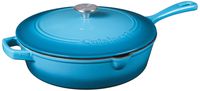 Cuisinart Cast Iron Chicken Fryer, Blue Gradient, 12"