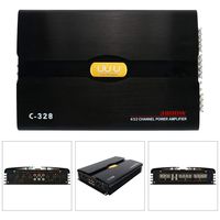 YaeCCC C-328 12V 4 Channel Powerful Car Audio Amplifier Bass AMP Aluminum Alloy