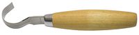 Morakniv Wood Carving Hook Knife 162 with Sandvik Stainless Steel Blade, 0.6-Inch Internal Radius