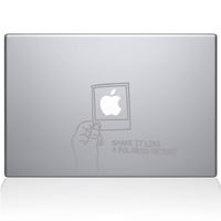 The Decal Guru Shake it Like a Polaroid Picture MacBook Decal Vinyl Sticker - 11" MacBook Air - Silver (1170-MAC-11A-S)