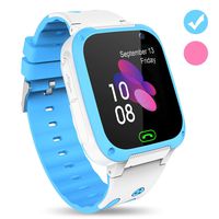 Karaforna Kids Smart Watch Phone - Boys Girls Smartwatch with Camera Games Touch Screen SOS Call Voice Chatting Flashlight Kid Watches Birthday Gifts for 3-12 Year Old Children Learning Toys (Pink)