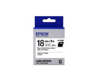 Epson LabelWorks Folder Tab LK (Replaces LC) Tape Cartridge ~3/4" Black on White (LK-5WBD) - for use with LabelWorks LW-400, LW-600P and LW-700 Label Printers