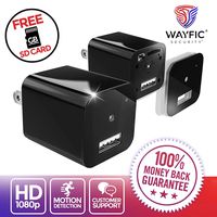 USB Hidden Spy Camera Charger for Home Security by WAYFIC - 1080p HD Micro Spy Camera for Sale, Buy Secret Nanny Cam for Covert Surveillance, Mini Hidden Nanny Spy USB Camera Plug, USB Spy Camera
