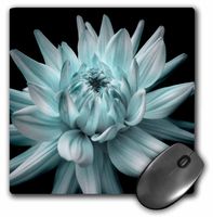 3D Rose"Blue Dahlia Corona Flower" Matte Finish Mouse Pad - 8 x 8" - mp_28703_1