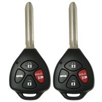 Keyless2Go 2 New Keyless Entry Remote Car Key for Toyota Corolla Venza Avalon GQ4-29T with G Chip