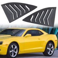 Danti for 2010-2015 Camaro LS LT RS SS GTS Quarter Side Window Scoop Louvers ABS Window Cover Vent Lambo Style (2pcs)