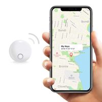 Safedome SD Mini Bluetooth Tracker, Smart Finder for Lost Keys, Wallets, Purses, and Bags. Small Bluetooth Phone Tracking Device with Replaceable Battery and Free Companion App - White