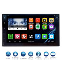 EinCar 7" HD Touchscreen 2Din Android Car Navigation Stereo - Quadcore Car Entertainment Multimedia AM/FM/RDS Radio,WiFi,BT,Mirror Link,and More(No DVD Player) M4171 (178101/16G)