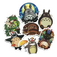 Beautyonline Totoro Cute Sticker Totoro Skateboard Vinyl Stickers Decal For Car Bicycle Notebook Backpack Laptop Phone Case Waterproof (H01)