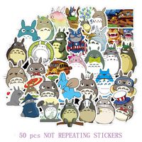 50pcs Avengers Vinyl Waterproof Stickers for Car, Laptop, Luggage, Skateboard, Motorcycle, Bicycle Decal Graffiti Patches (Totoro)