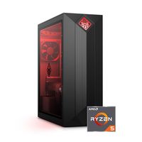 Omen Obelisk by HP Gaming Desktop Computer, AMD Ryzen 5 3500 Processor, NVIDIA GeForce GTX 1660Ti, 32GB RAM, 512GB SSD, Windows 10 Home (875-0130, Shadow Black)
