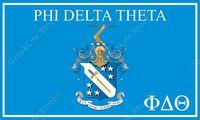 Phi Delta Theta Crest Officially Licensed Computer Tablet Decal Sticker 3x5 inches