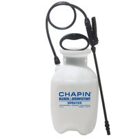Chapin International 20075 Disinfectant Bleach Sprayer, 1 Gallon, Translucent White
