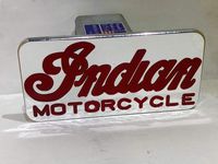 IDIAN MOTORCYCLES HITCH COVER RED RECT