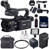 Canon XA11 Compact Full HD ENG Camcorder #2218C002 + 64GB Memory Card + BP-820 Replacement Lithium Ion Battery Bundle 1
