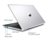Newest HP 15.6-inch HD Touchscreen Display Laptop PC, Intel Dual Core i3-7100U 2.4GHz Processor, 8GB DDR4 SDRAM, 1TB HDD, Bluetooth, HDMI, 802.11ac WiFi, DVD +/- RW, Windows 10-Natural Silver