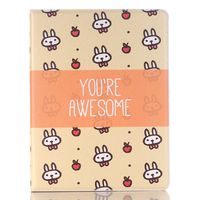 Meiliio mini 4 Screen Protector,Cute Cartoon PU Leather Lightweight Case Cover with Card Slots Smart Screen Protective Cover ONLY for iPad Mini 4