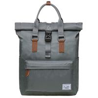 KAUKKO Stylish Oxford Fabric Backpack Travel Rucksack lightweight Hiking Bag Satchel (47grey)