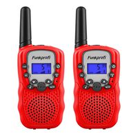 Funkprofi Walkie Talkies for Kids, Long Range 22 Channels HD Sound Two Way Radios with Belt Clip and Flashlight, Birthday Toy Gift for Boys & Girls Age 3-12 Years Old, Suitable for Outside Adventures
