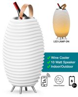 Kooduu Synergy Wireless Indoor or Outdoor Bluetooth Speaker, LED Glow Light and Ice Bucket in One, Pro 35